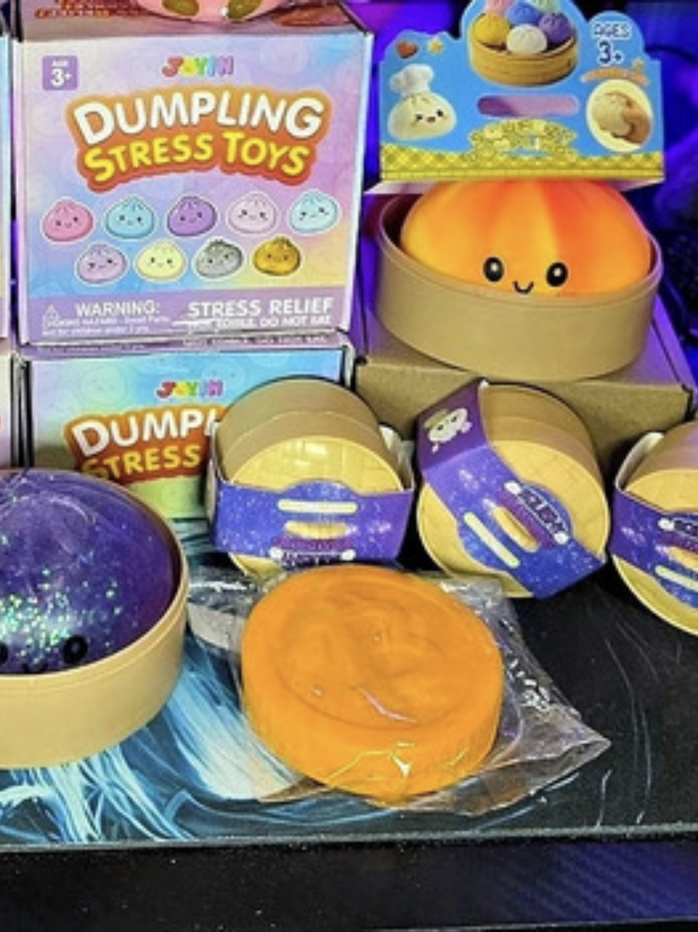 1 Random Large Dumpling Stress Toys Squish Toys
